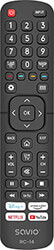 savio rc 14 universal remote controller replacement for hisense tv smart tv photo