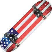 tribe pro usa flag maple skateboard nextreme 07 432 005 photo