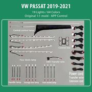 diq ambient vw passat iii full kit digital iq ambient light vw passat mod2019 2021 19 lights photo