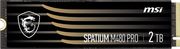 ssd msi spatium m480 pro nvme m2 2280 3d nand pci express 40 2tb s78 440q600 p83 photo