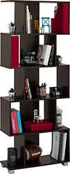 bibliothiki melaminis ezir hm238501 begge 70x25x177y ek photo