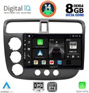 digital iq bxf 7187 cpa 9inc multimedia tablet for honda civic 4d mod 2001 2006 photo