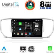digital iq bxf 7326 cpa 9inc multimedia tablet for kia sportage mod 2015 2018 photo