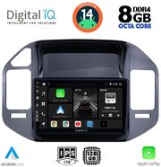 digital iq bxf 7444 cpa 9inc multimedia tablet for mitsubishi pajero mod 1999 2006 photo