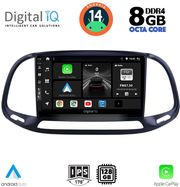 digital iq bxf 7138 cpa 9inc multimedia tablet for fiat doblo � opel combo mod 2015 2018 photo