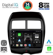 diq bxf 7430 cpa 10 multimedia tablet for mitsubishi asx mod 2009 2020 peugeot 4008 mod 2012 2018 photo
