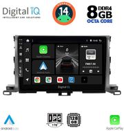 digital iq bxf 7700 cpa 10inc multimedia tablet for toyota highlander mod 2014 2019 photo