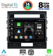 digital iq bxf 7724 cpa 10inc multimedia tablet for toyota landcruiser mod 2008 2015 photo