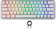 spartan gear pegasus 2 wired wireless 63 keys mechanical gaming keyboard white photo