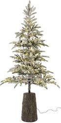 dendro pre lit princess pine 240ek me 300 leyka led se fiber glass resin basi photo
