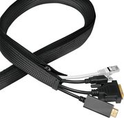 logilink kab0082 cable flexwrap with zipper 30mm 5m black photo