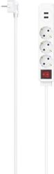 polymprizo 3 theseon 2 x usb a me diakopti 17w hama 223181 photo