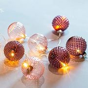 eurolamp 10 therma leyka led 5mm roz glass mpales 6cm 3xaa diafano kal 50cm ip20 600 11208 photo