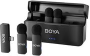boya by v4u wireless 4 person 4 channel mini lavalier usb c 24ghz microphone photo boya by v4u wireless 4 person 4 channel mini lavalier usb c 24ghz microphone photo