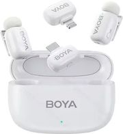 boya mini iphone lightning type c white 24ghz 2mic wireless microphone with charging box photo boya mini iphone lightning type c white 24ghz 2mic wireless microphone with charging box photo