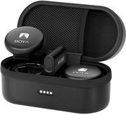 boya omic d black 24ghz dual channel wireless microphone for iphone lightning photo