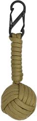 mprelok albainox double carabiner with paracord ball coyote photo