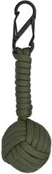 mprelok albainox double carabiner with paracord ball green photo
