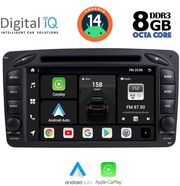 digital iq bxf 771 cpaa 7 dvd multimedia system for mercedes c w203 mod 1999 2004 photo