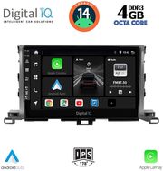 digital iq bxf 6700 cpaa 10inc multimedia tablet for toyota highlander mod 2014 2019 photo