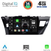 digital iq bxf 6714 cpaa 10inc multimedia tablet for toyota corolla mod 2013 2016 photo