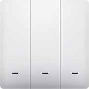 coolseer col psw03we wifi push light switch 3 gang white photo