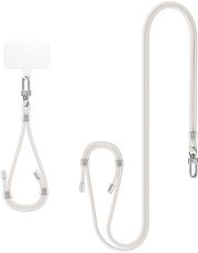 spigen universal set 2 cross body strap 1p wrist strap 1p contag2 1p pearl white photo