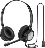 supervoice svc 122 professional hd call center headset dual with qd and mic w o bottom cable photo