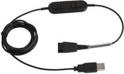 supervoice svc qdusb3 headset qd to usb pc connecting bottom cable with dsp photo