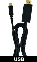 heitech 09001491 kalodio usb type c se 4k hdmi arseniko 18 m photo