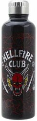 paladone stranger things hellfire club metal water bottle photo