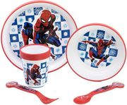 stor marvel spider man arachnid grid non slip 5 pcs bicolor premium set 74781 photo