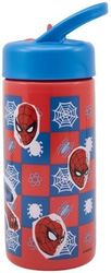 stor marvel spider man arachnid grid playground sipper bottle 410ml 74731 photo