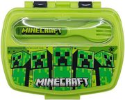 stor minecraft funny sandwich box with cutlery 40409 photo