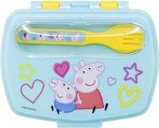 stor peppa pig core 2022 funny sandwich box with cutlery 13909 photo