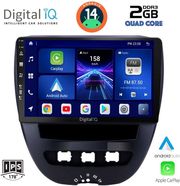 digital iq bxc 3707 cpaa 10 multimedia tablet for citroen c1 peugeot 107 toyota aygo mod 2005 2014 photo