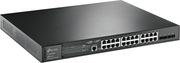 tp link tl sg3428xmp 24 port gigabit and 4 port 10ge sfp l2 managed switch with 24 port poe  photo
