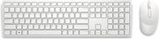 dell pro keyboard and mouse km5221w greek wireless white photo