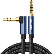 ugreen 35mm to 35mm audio cable av112 angled 15m blue photo ugreen 35mm to 35mm audio cable av112 angled 15m blue photo