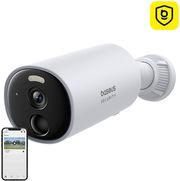 smart home security camera baseus security b1 wi fi 2k ip67 outdoor white s0sv002130 photo