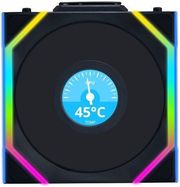 lian li unifan sl wireless lcd 120 1pcs reverse black case fan photo