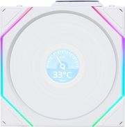 lian li unifan tl lcd wireless reverse 120 white 1pc case fan photo