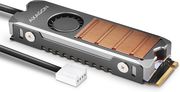 axagon clr m2fan active fan m2 ssd 80mm ssd copper body silicone thermal pads height 13mm photo