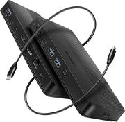 axagon hmc u4 usb c 40 gen 3x2 40gbps hub 8k hdmi dp 3x usb a 2x usb c pd 100w adapter photo