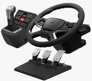 hori hpc 044e wheel force feedback truck control system for pc windows 11 10 photo