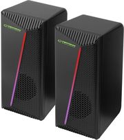 esperanza egs106 usb speakers 20 led rainbow nortec photo