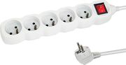 esperanza elk214w power strip 5 mprizes me diakopti 15m white photo