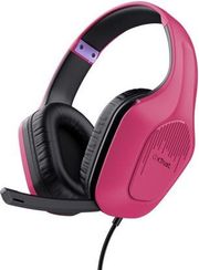 trust gxt415p zirox headset pink photo