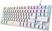 trust gxt833w thado gaming tenkeyless keyboard white us photo