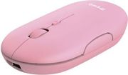 trust puck wireless rechargable mouse pink photo